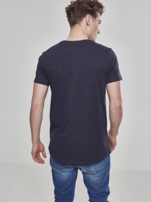 Мъжка тениска Urban Classics Shaped navy
