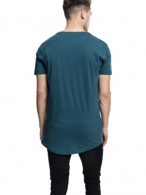 Мъжка тениска Urban Classics Shaped teal