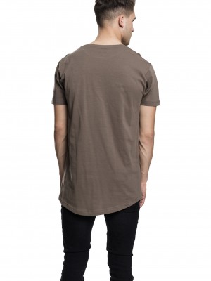 Мъжка тениска Urban Classics Shaped army green