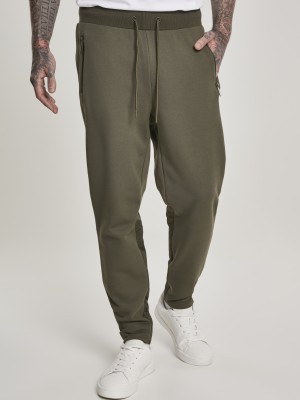 Мъжки спортен панталон в цвят маслина Urban Classics Military Sweatpants 