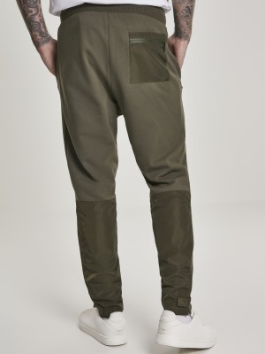 Мъжки спортен панталон в цвят маслина Urban Classics Military Sweatpants 