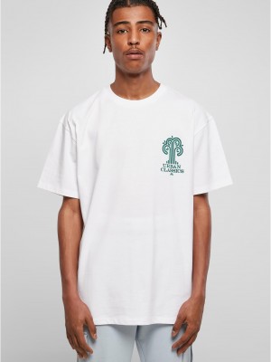 Мъжка тениска в бял цвят Urban Classics Мъжка тениска в бял цвят Urban Classics