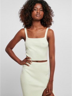 Дамски топ в цвят мента Urban Classics