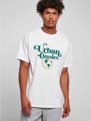 Мъжка тениска в бял цвят Urban Classics Мъжка тениска в бял цвят Urban Classics