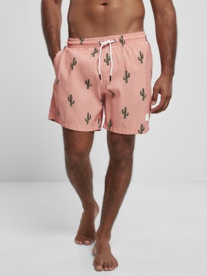 Мъжки плувни шорти Urban Classics Pattern cactus aop