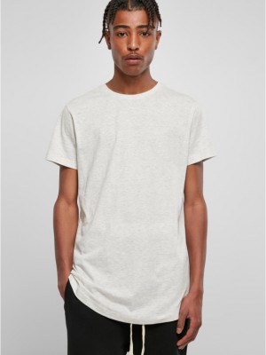 Мъжка дълга светлосива тениска Urban Classics Shaped Long lightgrey Мъжка дълга светлосива тениска Urban Classics Shaped Long lightgrey