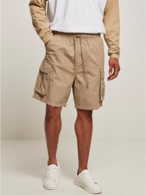 Мъжки къси панталони в бежов цвят Urban Classics