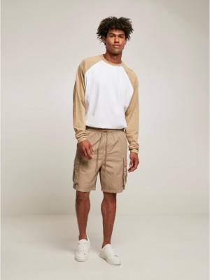 Мъжки къси панталони в бежов цвят Urban Classics