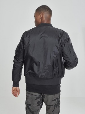Мъжко черно яке тип бомбър Urban Classics