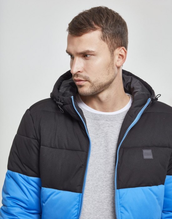 Мъжко зимно яке Urban Classics 2 Tone brightblueblk, Urban Classics, Зимни якета - Complex.bg