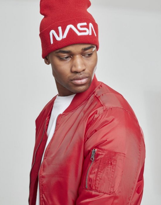 Мъжко червено яке тип бомбър Urban Classics fire red, Urban Classics, Бомбъри - Complex.bg