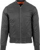 Мъжко тъмносиво яке тип бомбър Urban Classics cool grey, Urban Classics, Бомбъри - Complex.bg