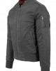 Мъжко тъмносиво яке тип бомбър Urban Classics cool grey, Urban Classics, Бомбъри - Complex.bg