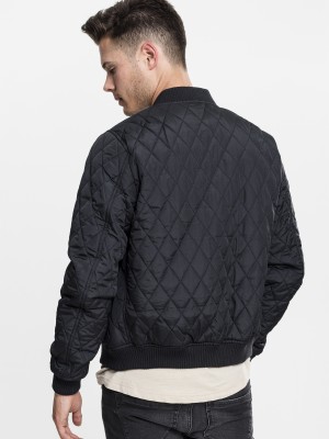 Мъжко пролетно-есенно яке Urban Classics в черен цвят