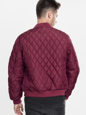 Мъжко пролетно-есенно яке Urban Classics в цвят бордо