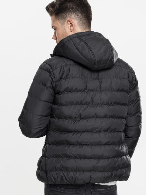 Мъжко зимно яке Urban Classics Basic blkwhtblk