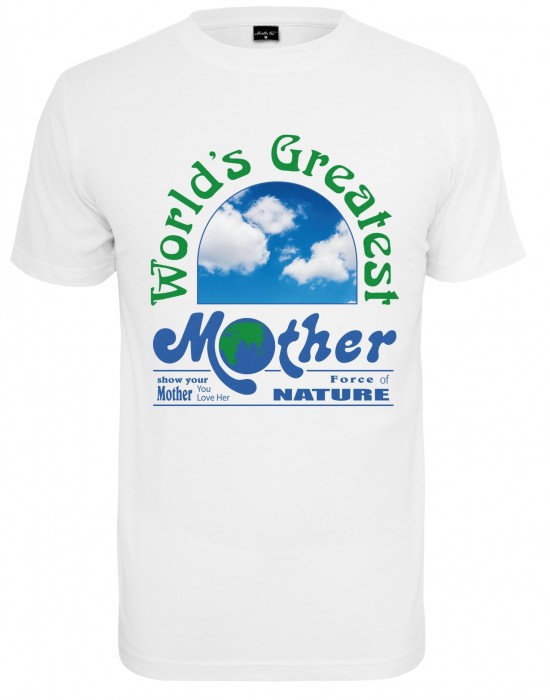 Мъжка тениска в бял цвят Mister Tee Mother Nature Day., Mister Tee, Тениски - Complex.bg