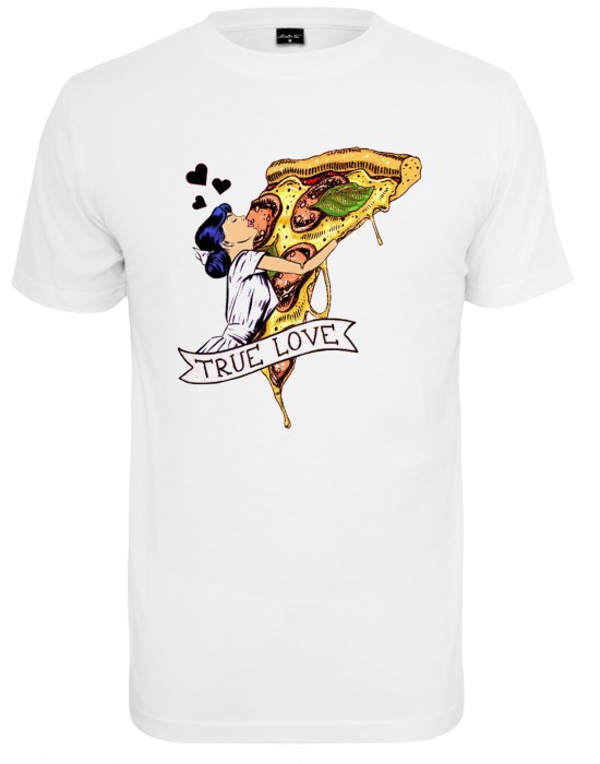 Мъжка тениска в бял цвят Mister Tee Pizza Love, Mister Tee, Тениски - Complex.bg