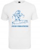 Мъжка тениска в бял цвят Mister Tee Food Vibrations, Mister Tee, Тениски - Complex.bg