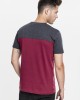 Мъжка тениска Urban Classics burgundy/cha/gry, Urban Classics, Тениски - Complex.bg