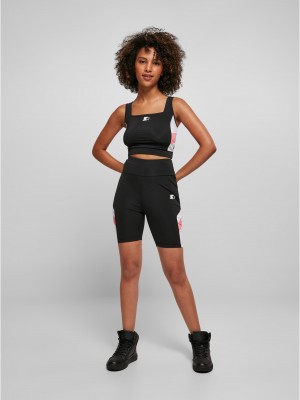 Дамски спортен къс клин в черен цвят