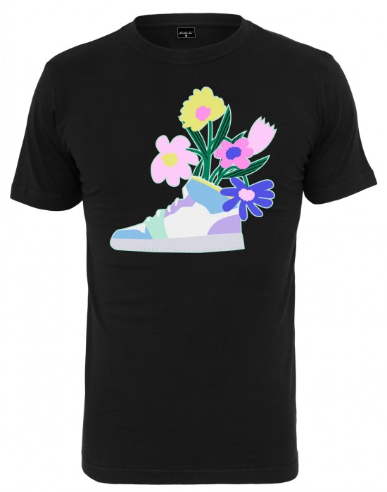 Дамска тениска в черен цвят Mister Tee Flower Sneaker, Mister Tee, Тениски - Complex.bg