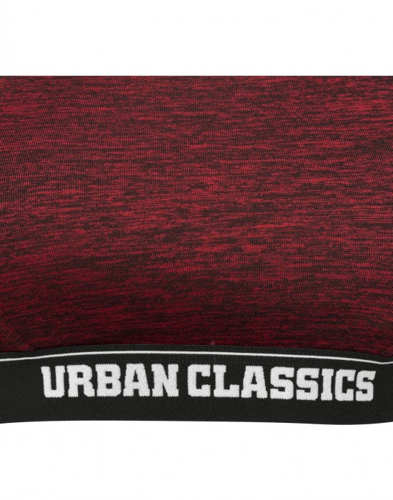 Спортен сутиен в червен меланж Urban Classics Logo, Urban Classics, Жени - Complex.bg
