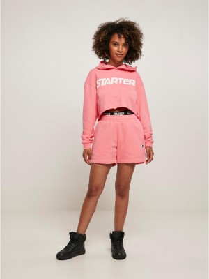 Дамски къси панталони в розов цвят Starter Essential