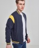 Мъжко колежанско яке Urban Classics Inset navychrome-yellow, Urban Classics, Колежански - Complex.bg