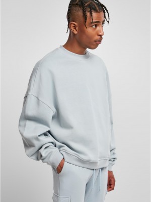 Мъжка светлосиня блуза Urban Classics 80's Crewneck