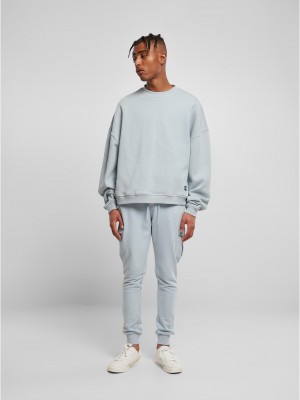 Мъжка светлосиня блуза Urban Classics 80's Crewneck