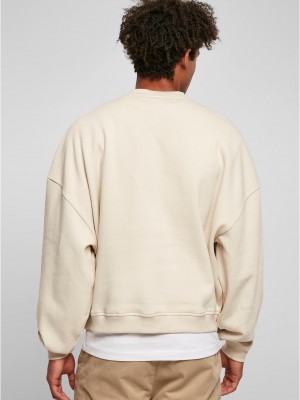 Мъжка блуза в пясъчен цвят Urban Classics 80's Crewneck Мъжка блуза в пясъчен цвят Urban Classics 80's Crewneck