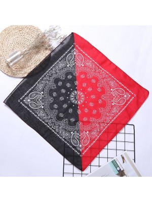 Кърпа за глава бандана HoodStyle Bandana двуцветна - черно-червена Кърпа за глава бандана HoodStyle Bandana двуцветна - черно-червена