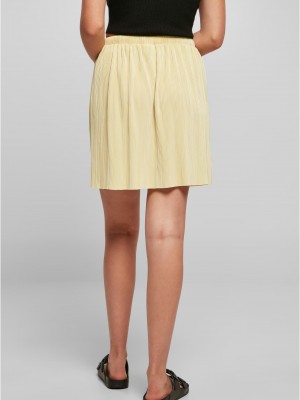 Спортна дамска пола в жълт цвят Urban Classics