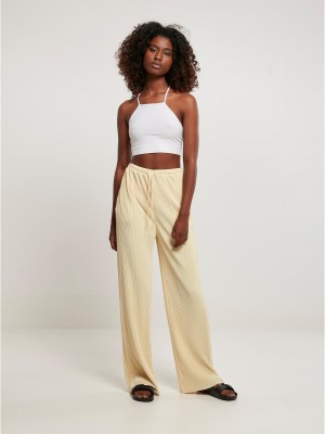 Дамски панталон в жълт цвят Urban Classics