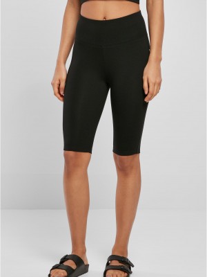 Дамски спортен къс клин в черен цвят Urban Classics