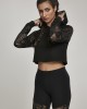 Дамски суичър в черно Urban Classics Ladies Short Laces Hoody, Urban Classics, Суичъри - Complex.bg
