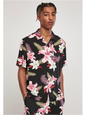 Мъжка риза в флорален десен Urban Classics AOP Resort