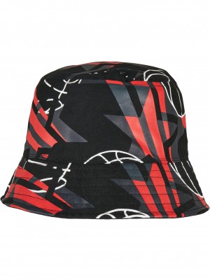 Шапка идиотка в черен и червен цвят Starter Airball Bucket