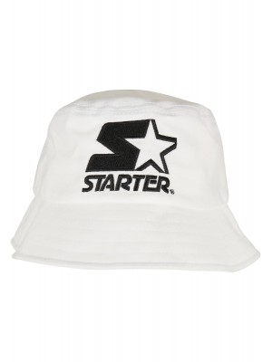 Шапка идиотка в бял цвят Starter Basic Bucket
