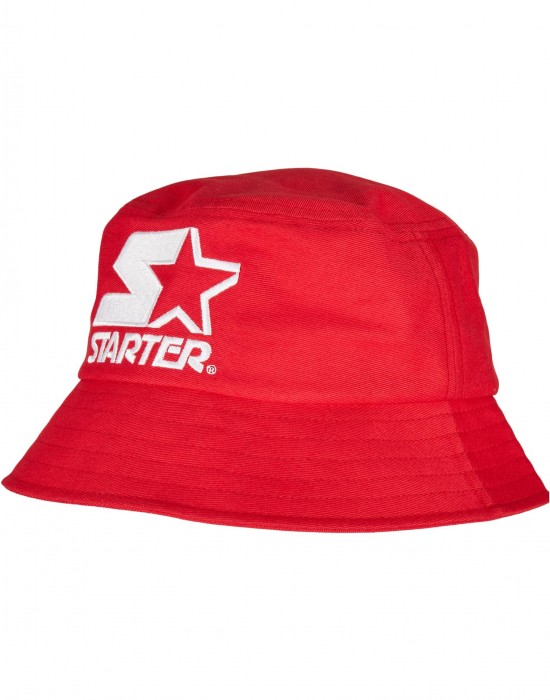 Шапка идиотка в червен цвят Starter Basic Bucket, STARTER, Идиотки - Complex.bg