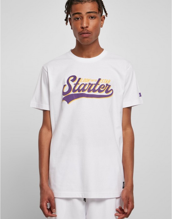 Мъжка тениска в бял цвят Starter Swing Tee, STARTER, Тениски - Complex.bg