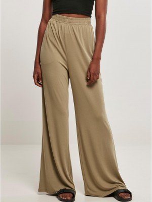 Дамски панталон в цвят каки Urban Classics