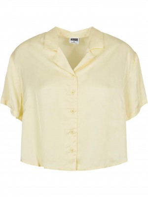 Дамска риза в жълт цвят Urban Classics