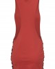 Дамски потник в червен цвят Urban Classics Ladies Side Knotted Loose Tank red/blk, Urban Classics, Жени - Complex.bg