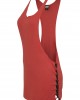 Дамски потник в червен цвят Urban Classics Ladies Side Knotted Loose Tank red/blk, Urban Classics, Жени - Complex.bg