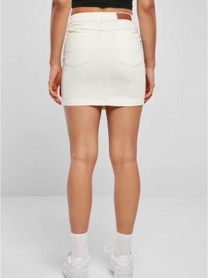 Дънкова пола в бял цвят Ladies Denim Mini Skirt 