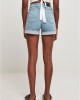 Дамски дънкови панталони в светлосин цвят Ladies Denim Shorts, Urban Classics, Къси панталони - Complex.bg