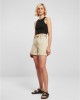 Дамски къси гащи в бежов цвят Paperbag Shorts, Urban Classics, Къси панталони - Complex.bg