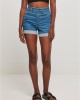 Дамски дънкови панталони в син цвят Ladies Denim Shorts, Urban Classics, Къси панталони - Complex.bg